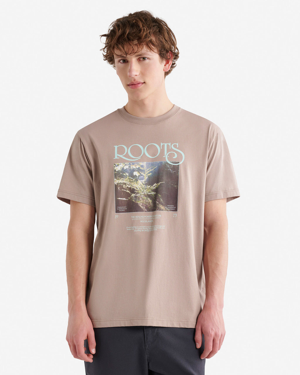 Mens Wilderness Snapshot T-Shirt / MUSHROOM BROWN