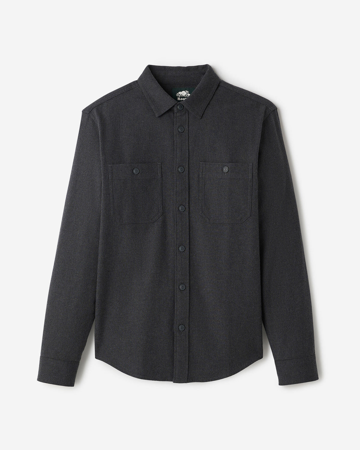 Bellwoods Herringbone Shirt / CHARCOAL PEPPER