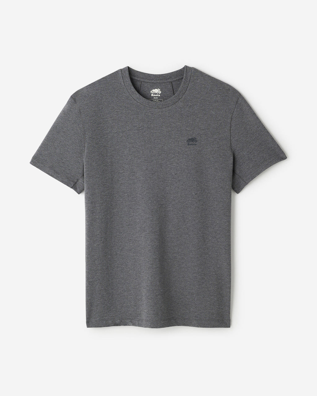 Roam Short Sleeve Top / DARK HEATHER GREY