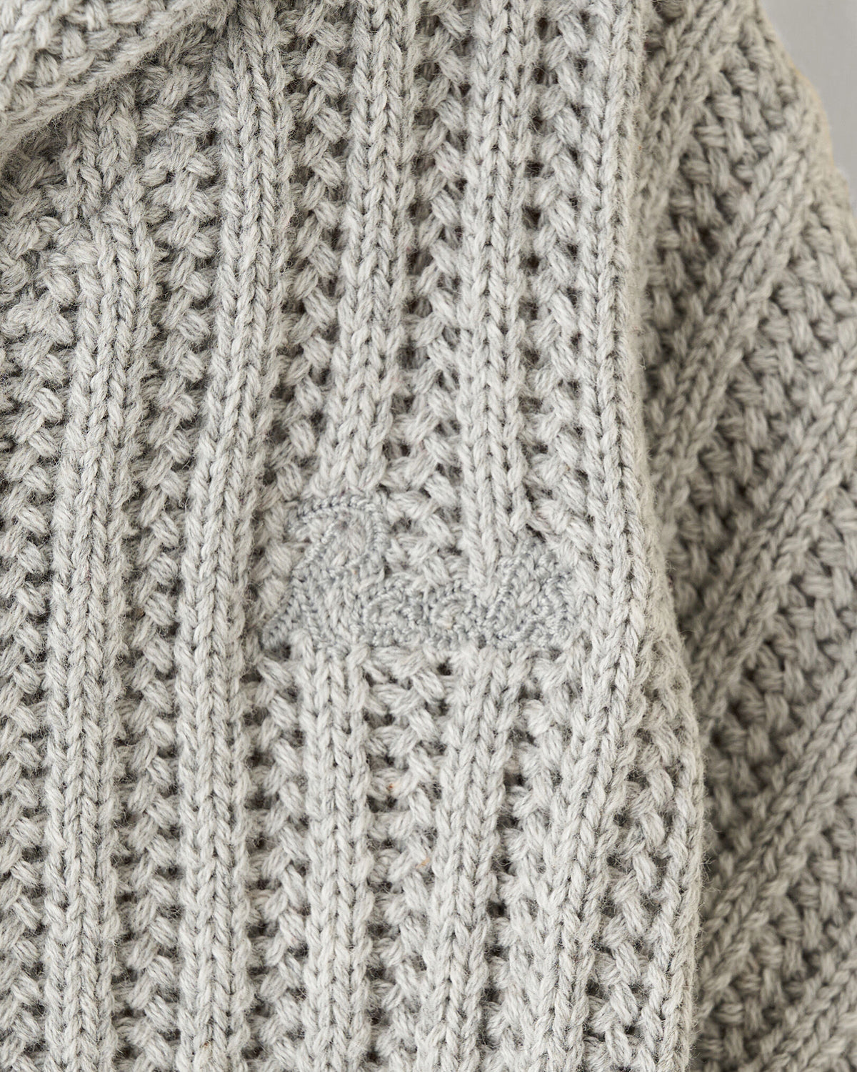 Baby Bear Cardigan / GREY MIX