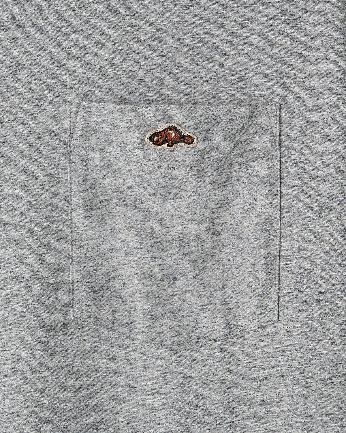 Mens Beavermark T-Shirt / SALT & PEPPER MIX