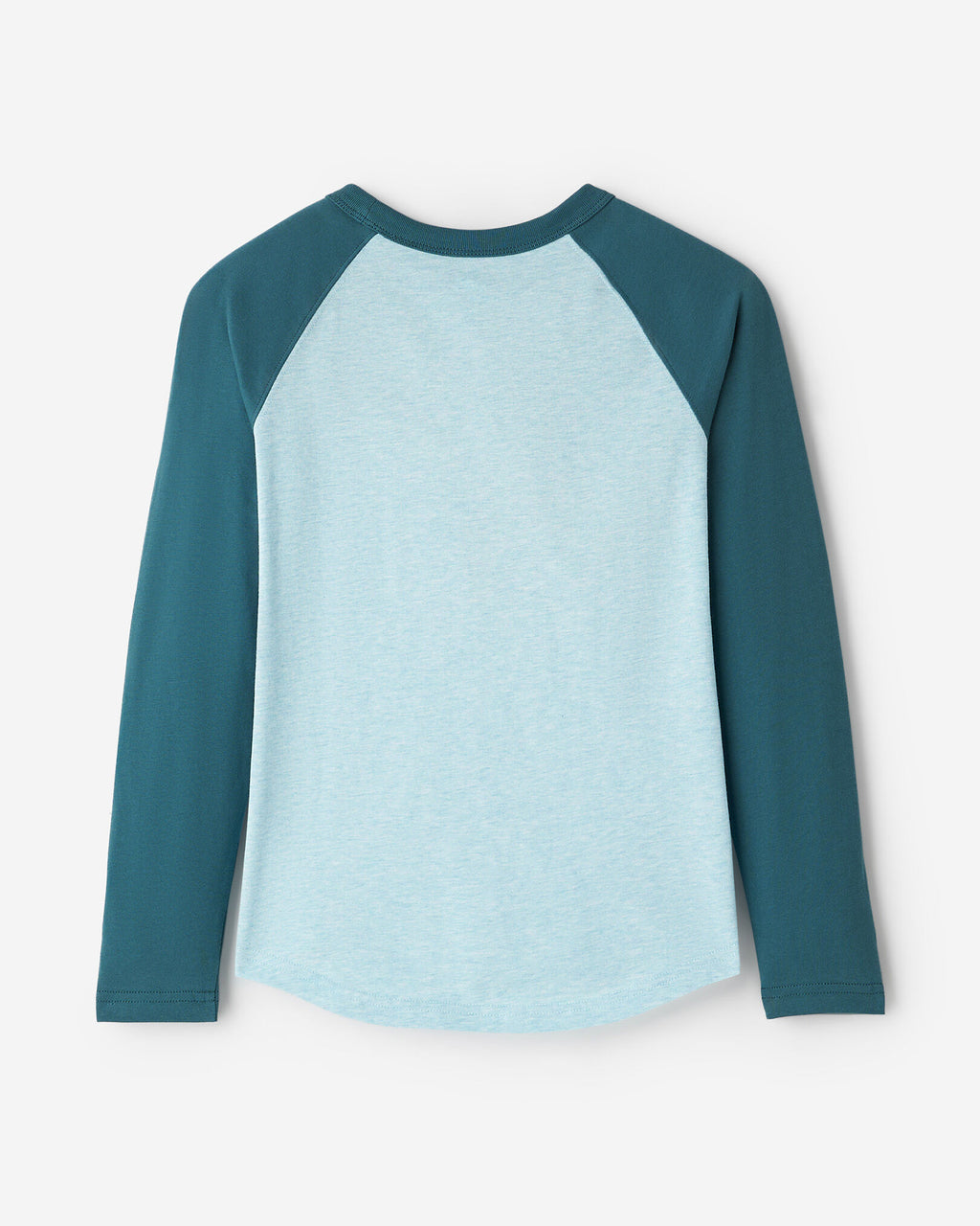Kids Cooper Baseball Long Sleeve T-Shirt / OCEAN TEAL
