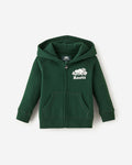 Baby Organic Original Full Zip Hoodie / VARSITY GREEN