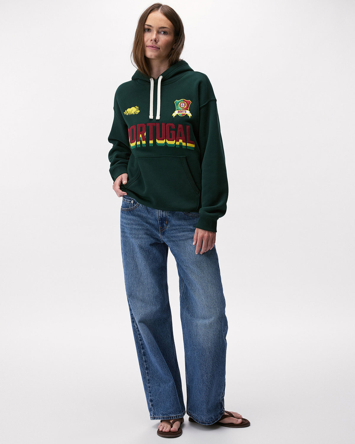 Worldwide Portugal Hoodie / VARSITY GREEN