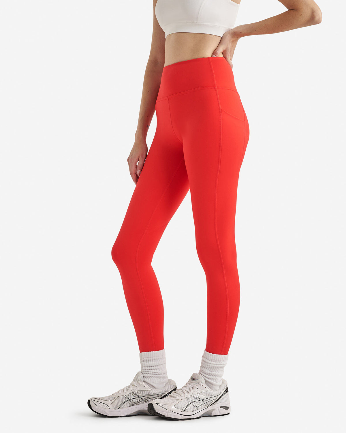 Restore Warm Pocket Legging / CHERRY BURST