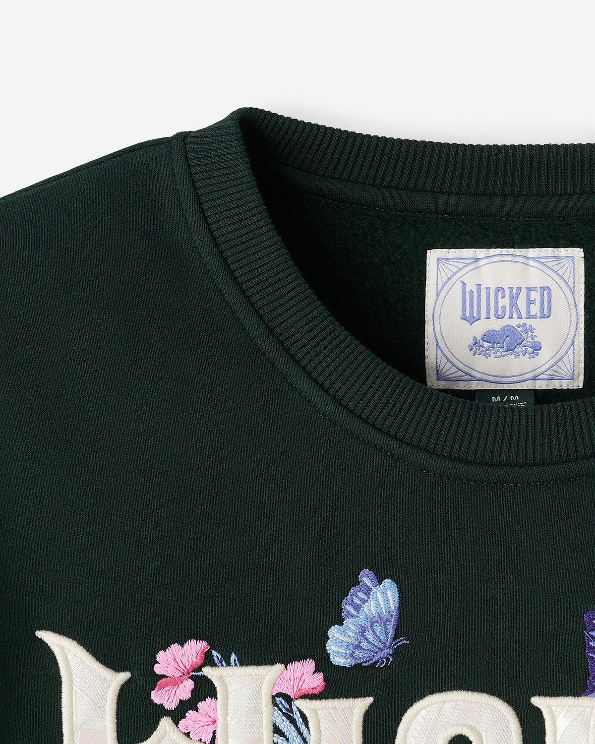X Wicked Floral Crew / VARSITY GREEN