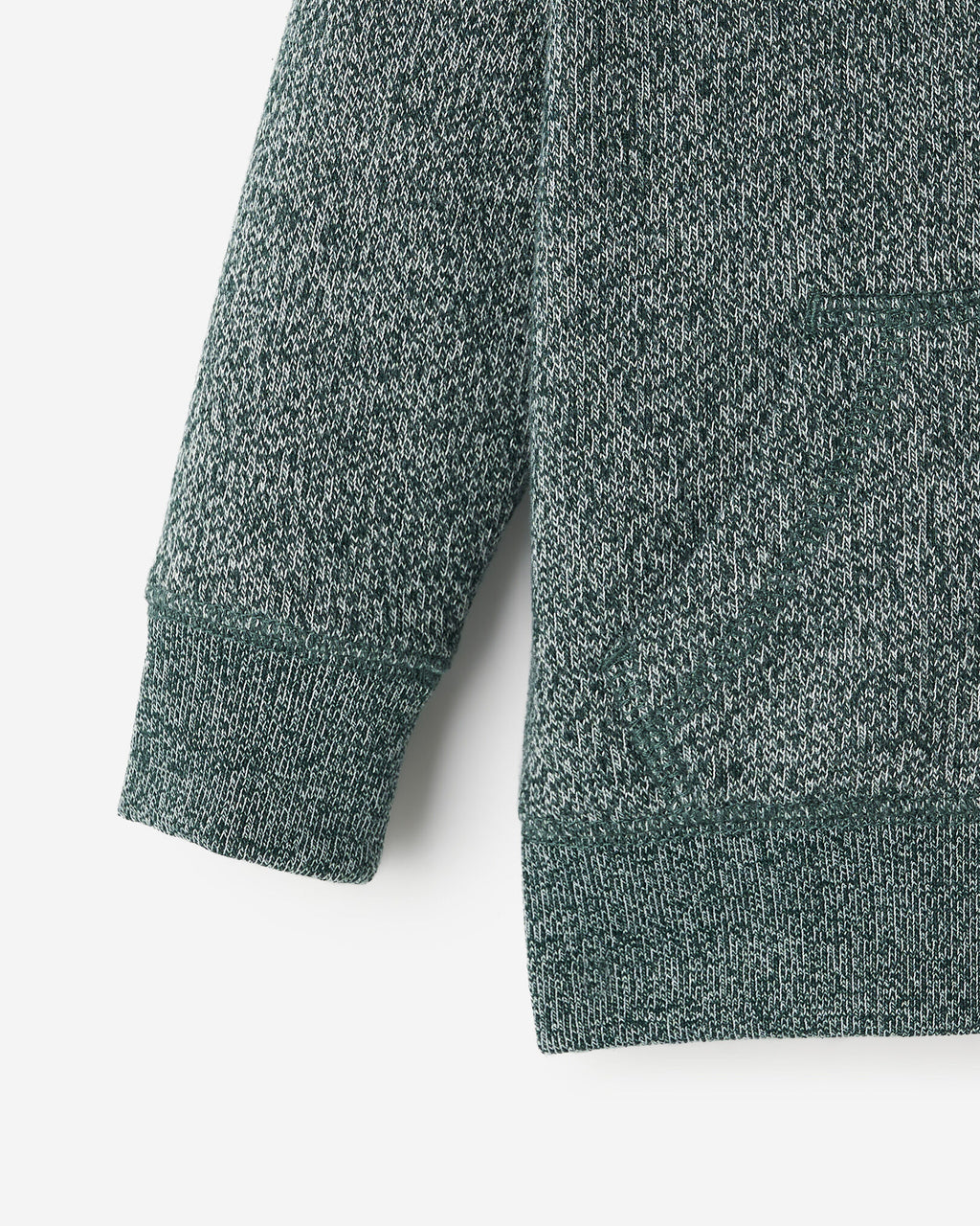 Baby Organic Original Terry Full Zip Hoodie / VARSITY GREEN PEPPER