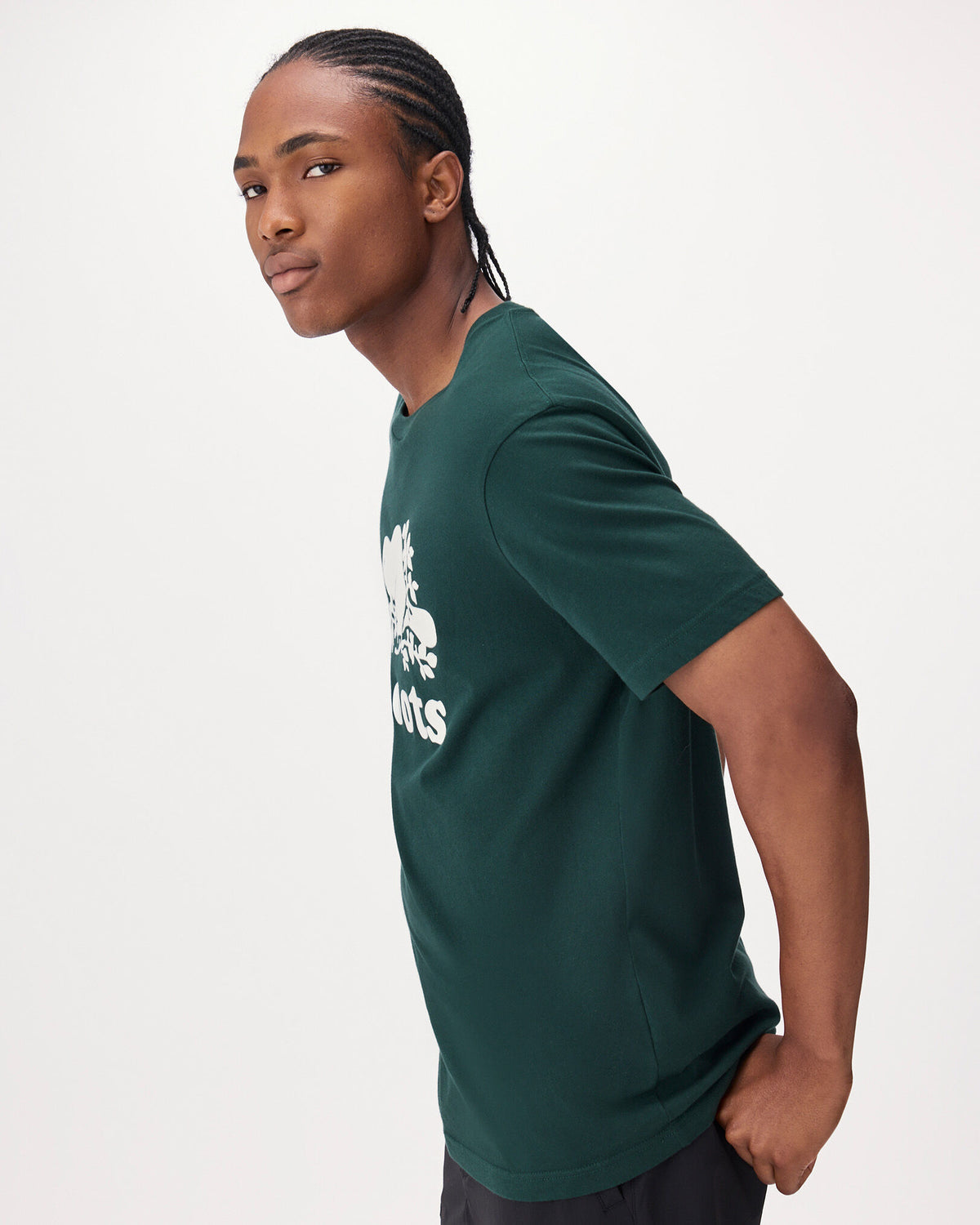 Mens Organic Cooper Beaver T-shirt / VARSITY GREEN