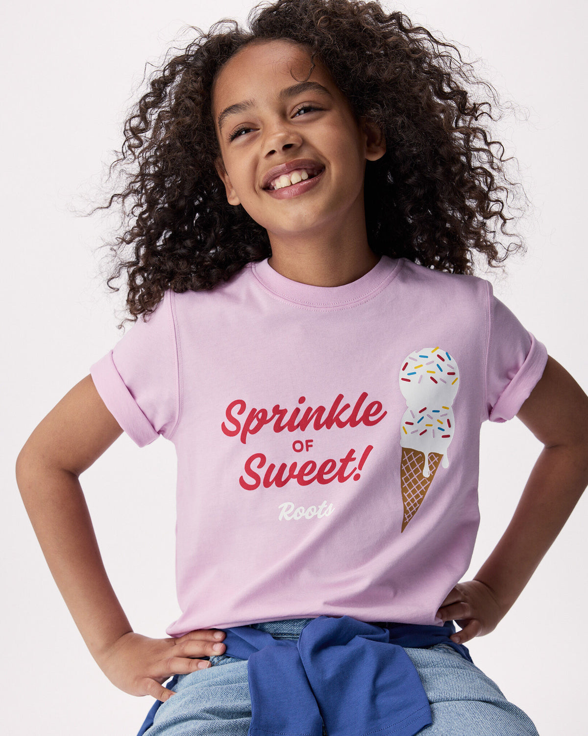 Kids Pops & Scoops T-Shirt / PINK LAVENDER