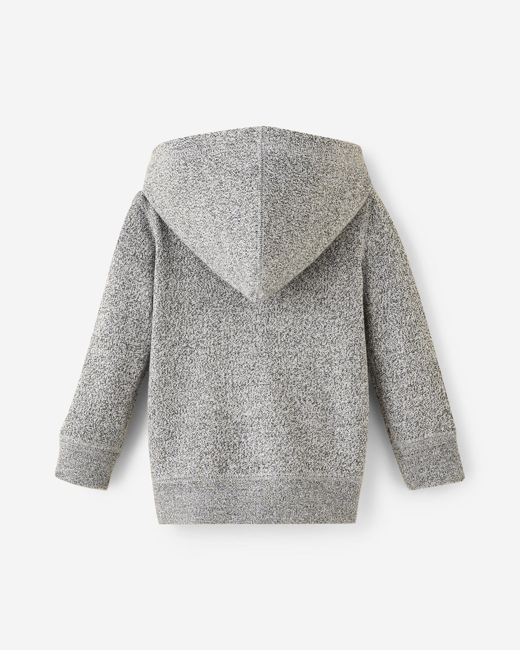 Baby Organic Original Full Zip Hoodie / SALT & PEPPER