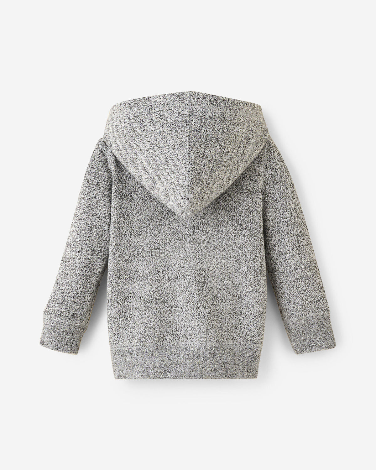 Baby Organic Original Full Zip Hoodie / SALT & PEPPER