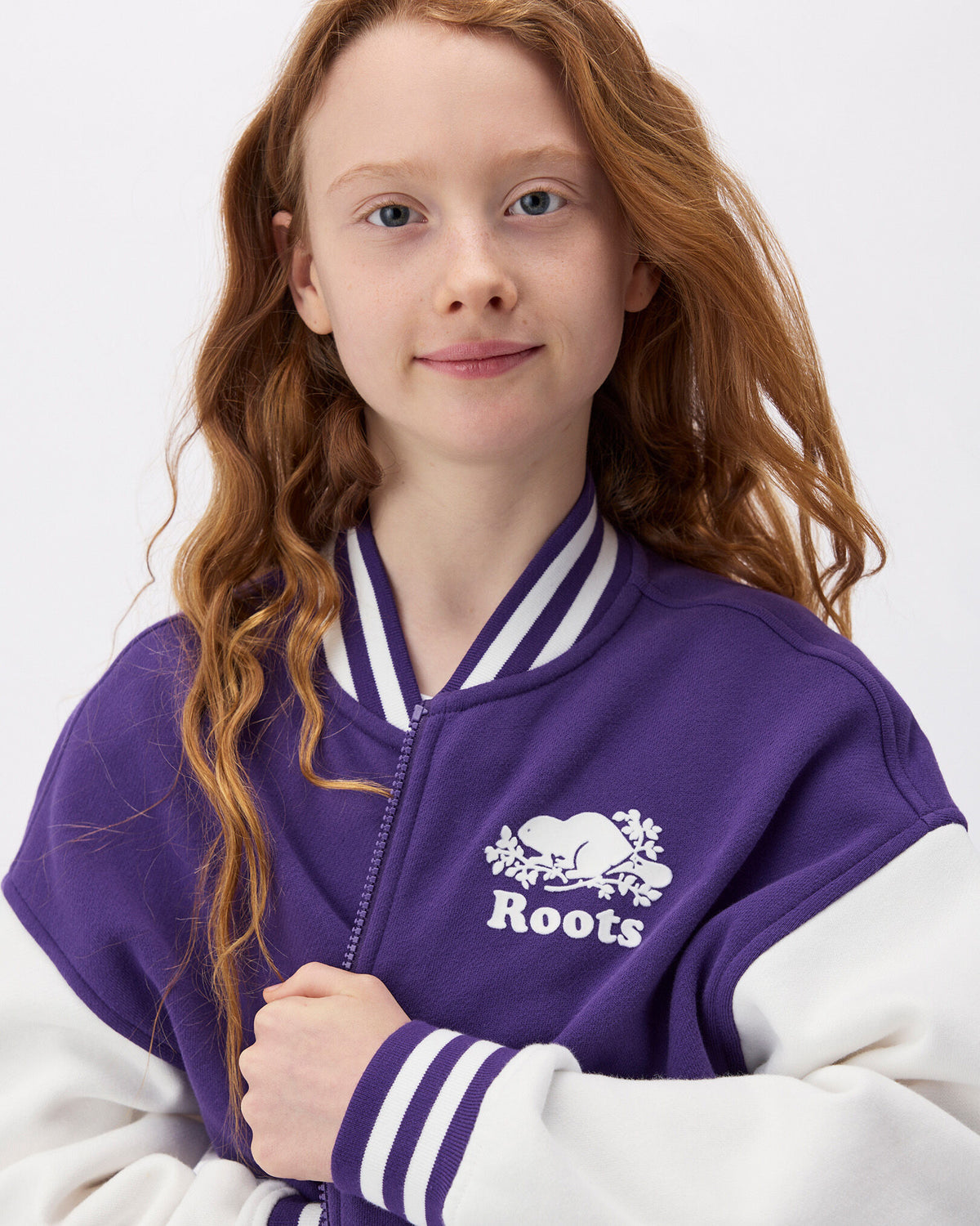 Kids Varsity Jacket / VIOLET SKY