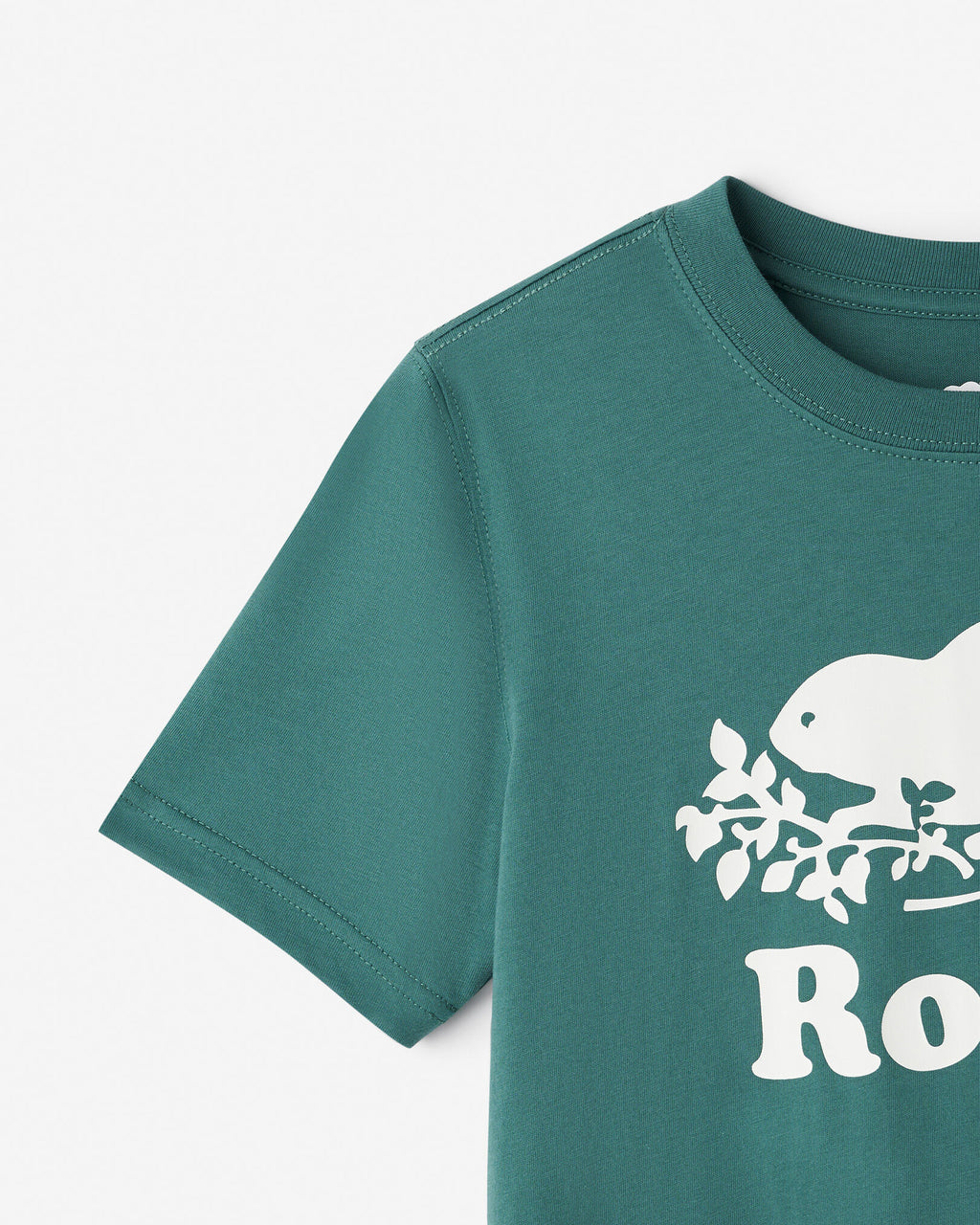 Kids Organic Original Cooper Beaver T-Shirt / BLUE SPRUCE