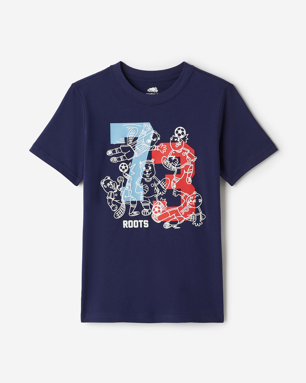 Kids Beaver League T-Shirt / INDIGO INK