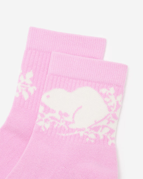 Adult Cooper Beaver Ankle Sock / COTTON CANDY