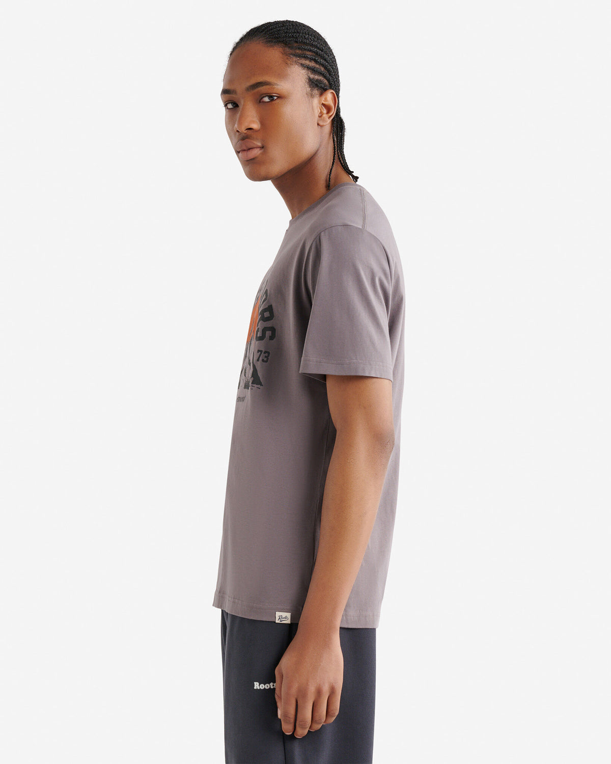 Mens  WildernessT-Shirt / DARK GULL GREY