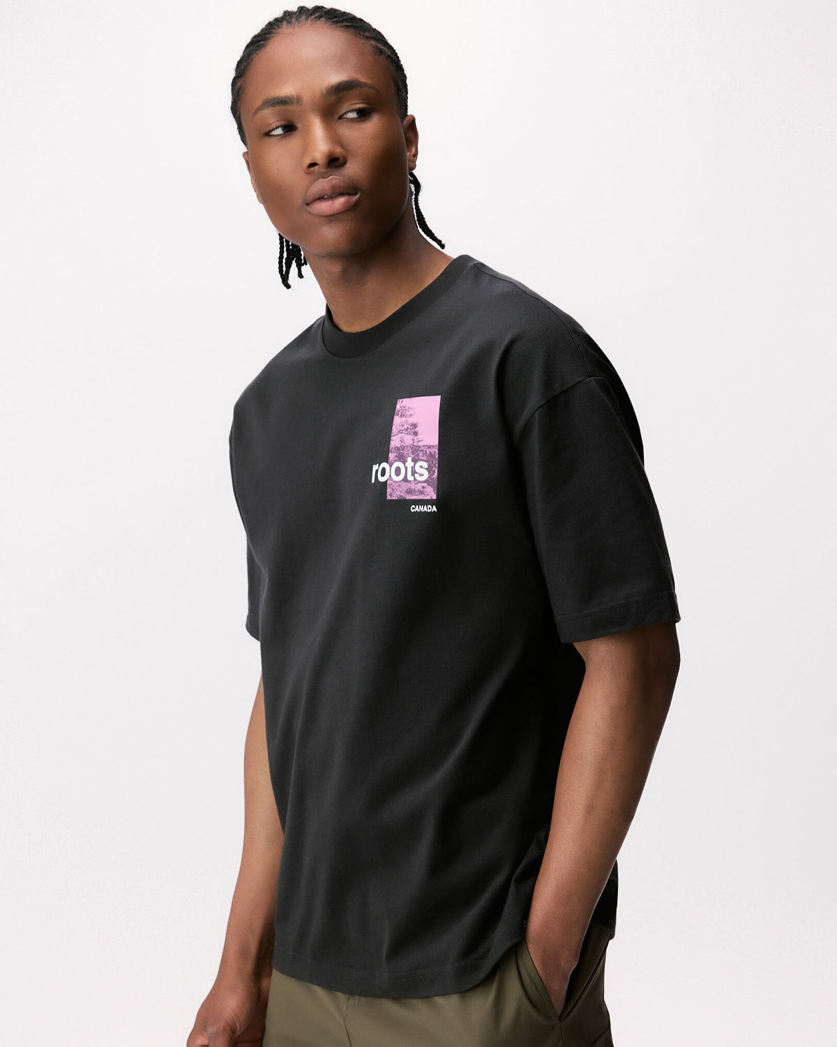 Mens Northern Trails T-Shirt / RAVEN