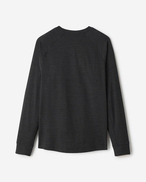 Active Textured Long Sleeve Top / BLACK MIX