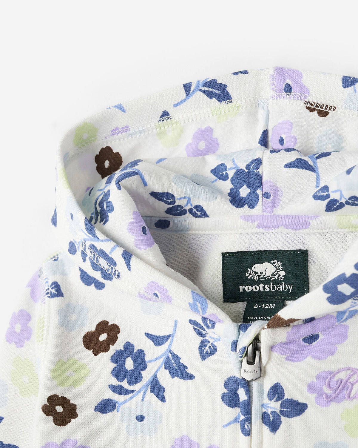Baby Floral Full Zip Hoodie / MULTI