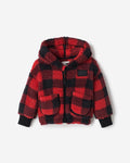 Baby Creekside Shearling Fleece Full Zip Hoodie / CABIN RED