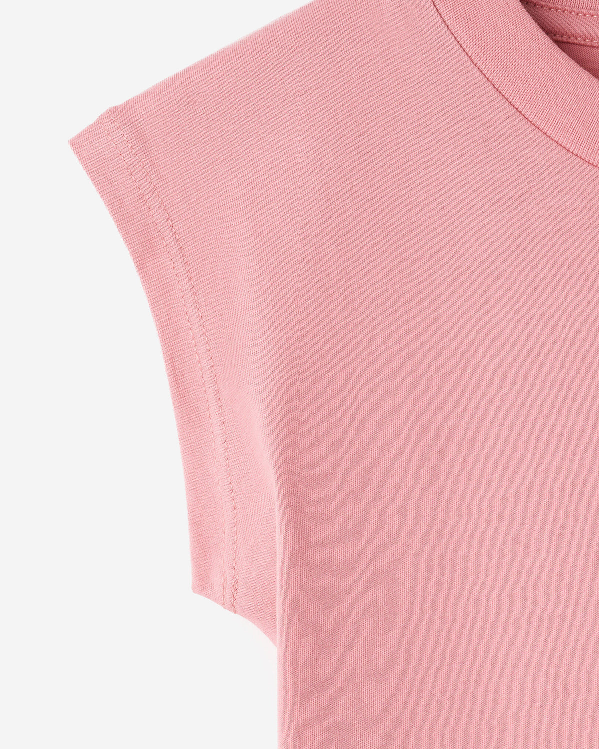 Toddler Girls Sleeveless Boxy T-Shirt / BRANDIED APRICOT