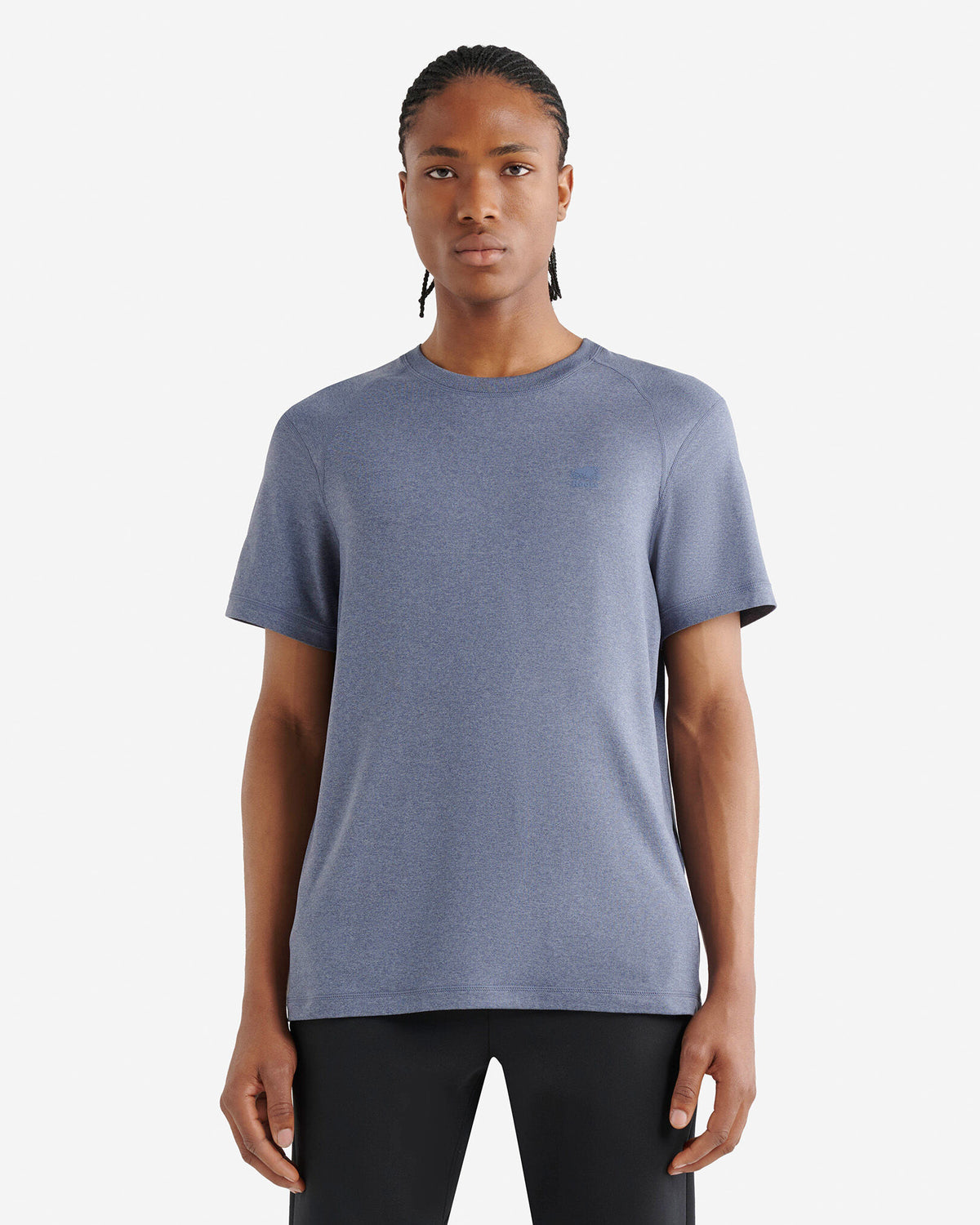 Renew Knit Short Sleeve Top / TIDAL BLUE PEPPER