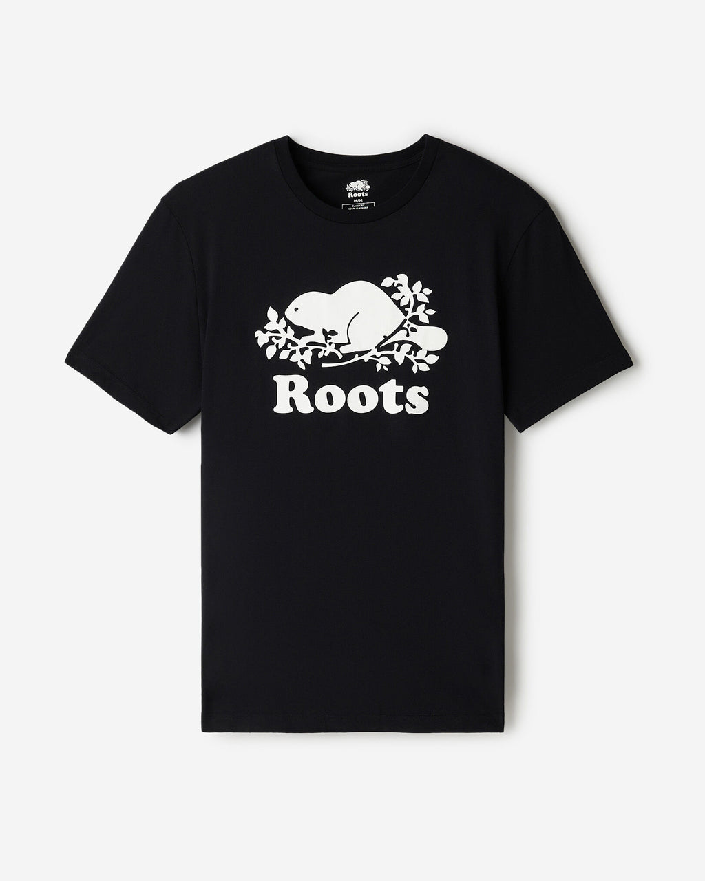 Mens Organic Cooper Beaver T-shirt / BLACK