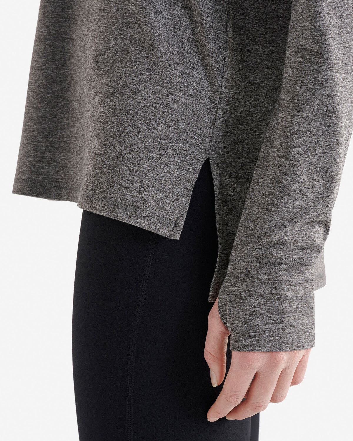 Renew Knit Long Sleeve Top 2.0 / SALT & PEPPER