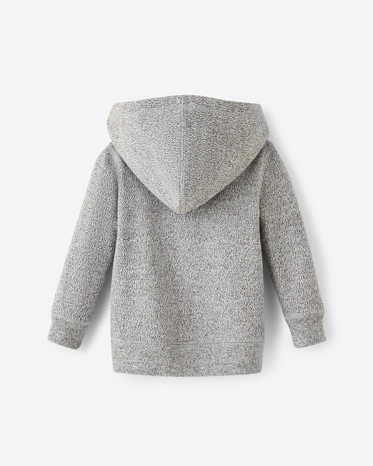 Baby Organic Original Full Zip Hoodie / SALT & PEPPER