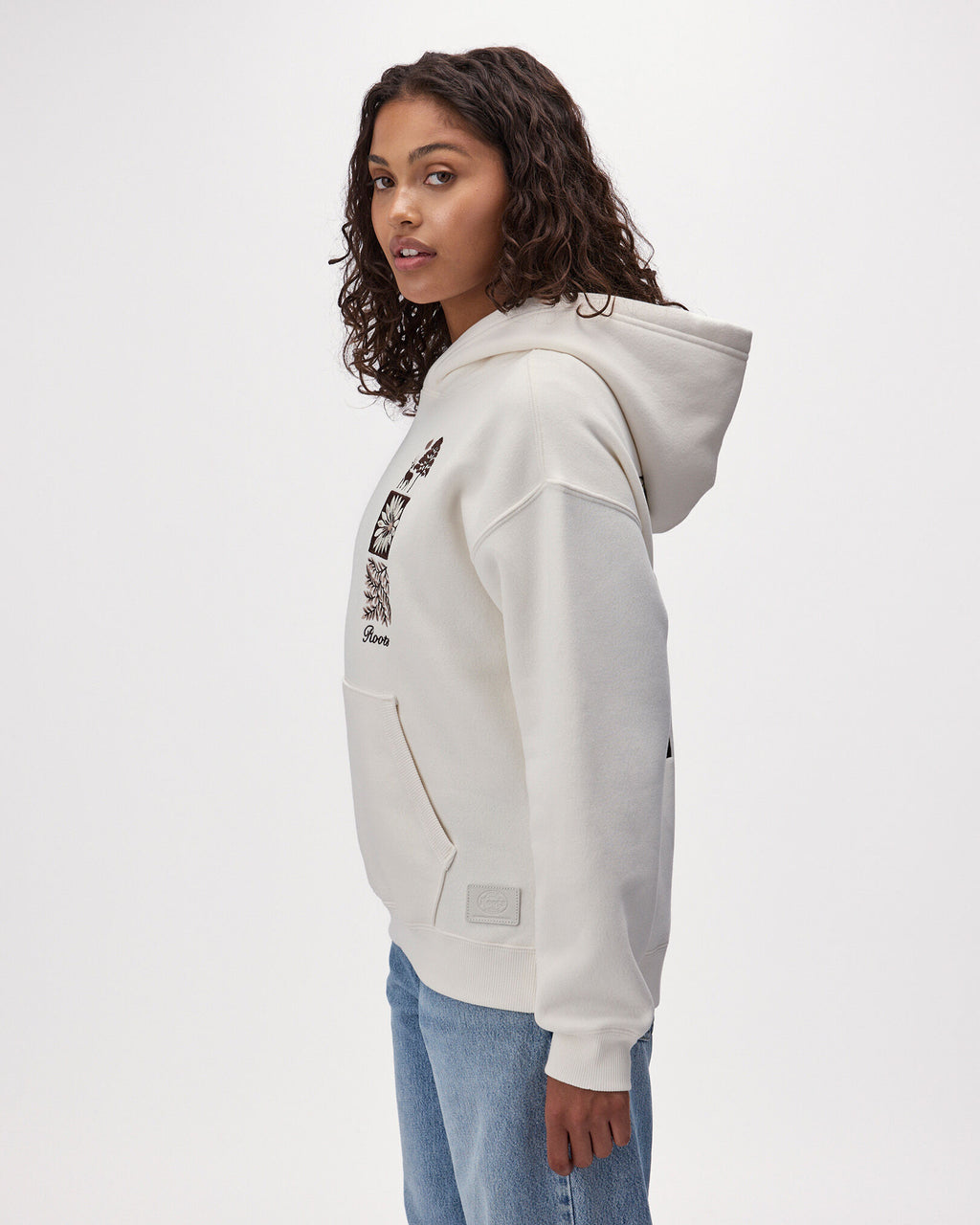 Patchwork Studio Hoodie / EGRET