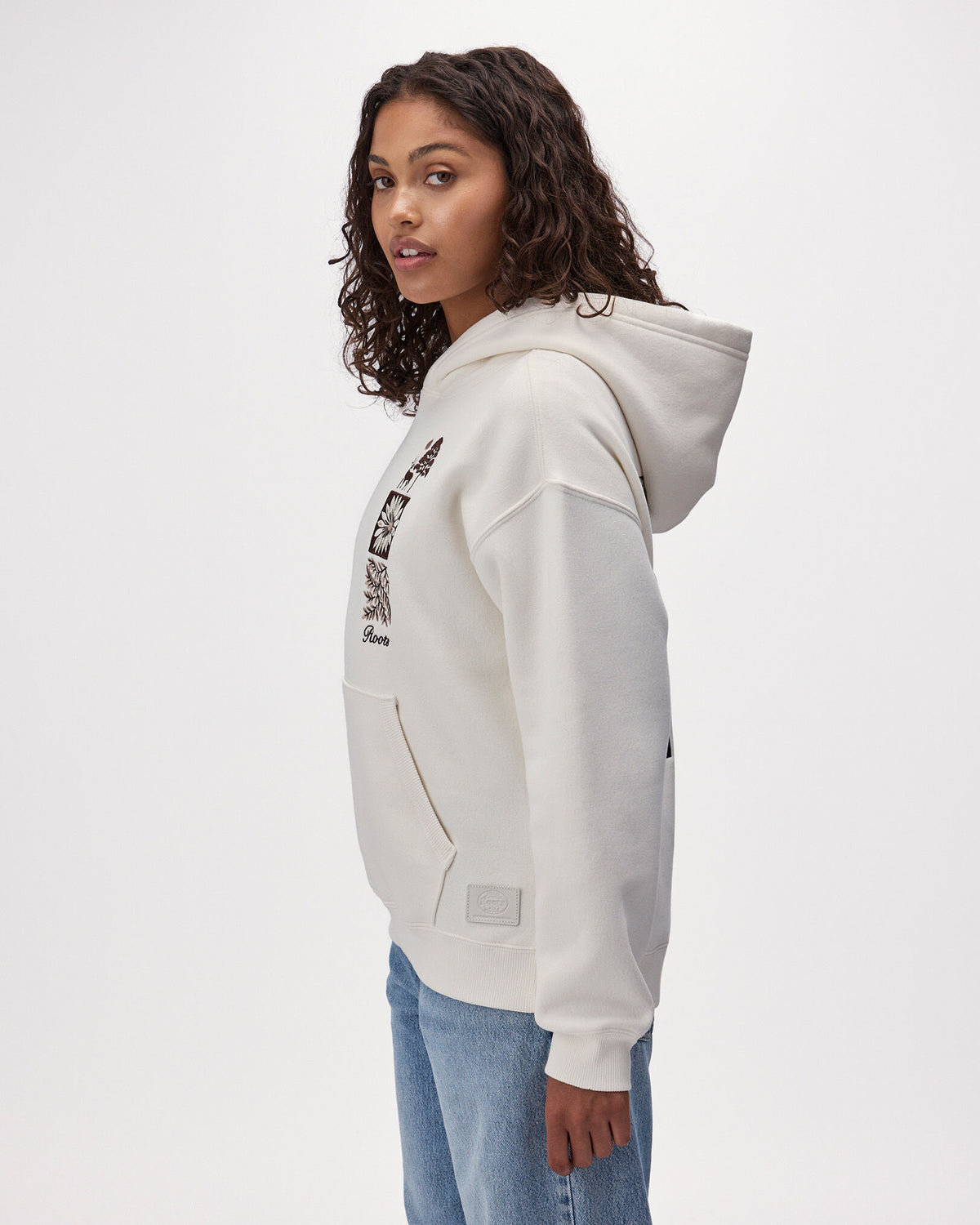 Patchwork Studio Hoodie / EGRET