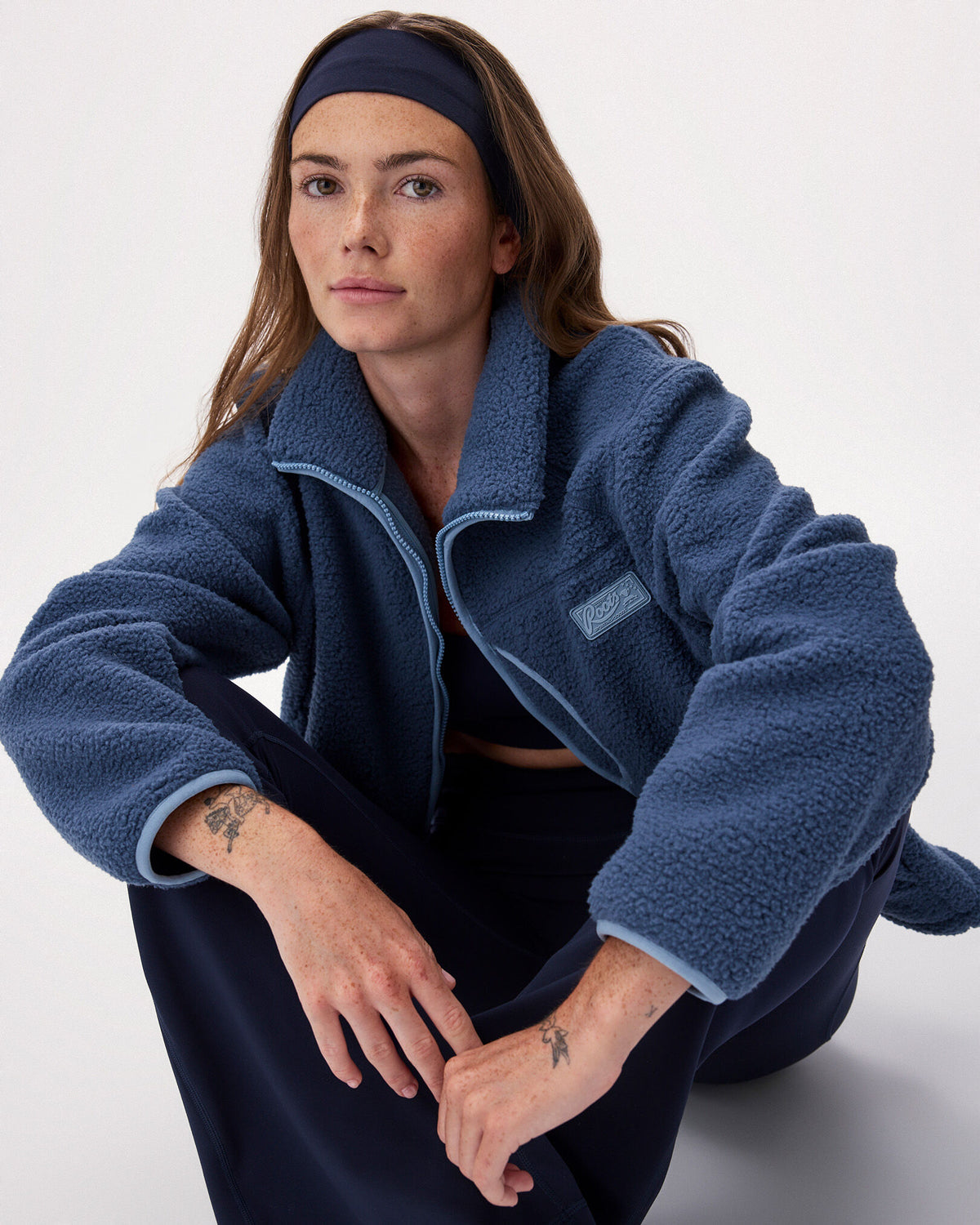 Alta Shearling Fleece Jacket / DARK DENIM