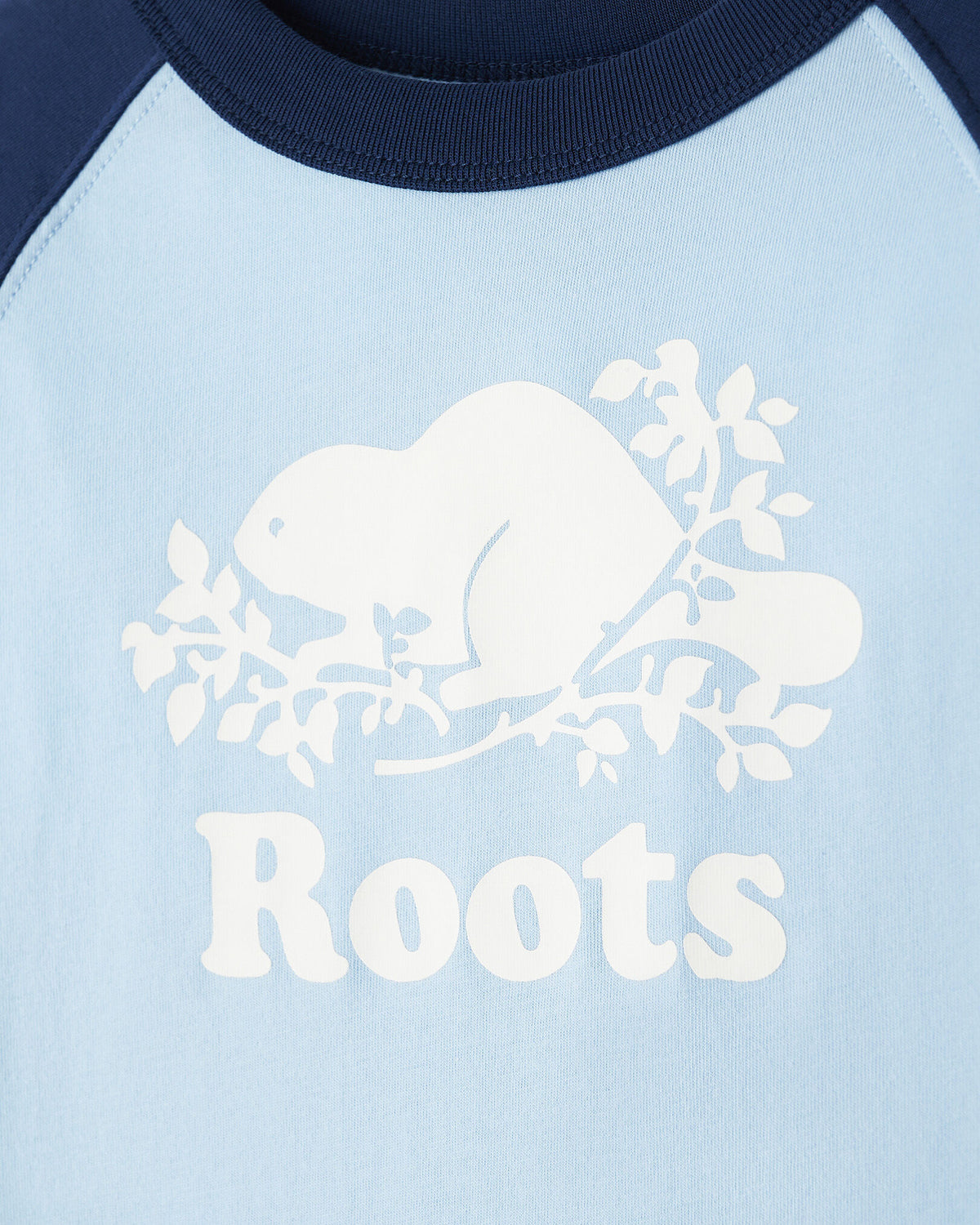 Toddler Cooper Baseball Long Sleeve T-Shirt / TRUE NAVY