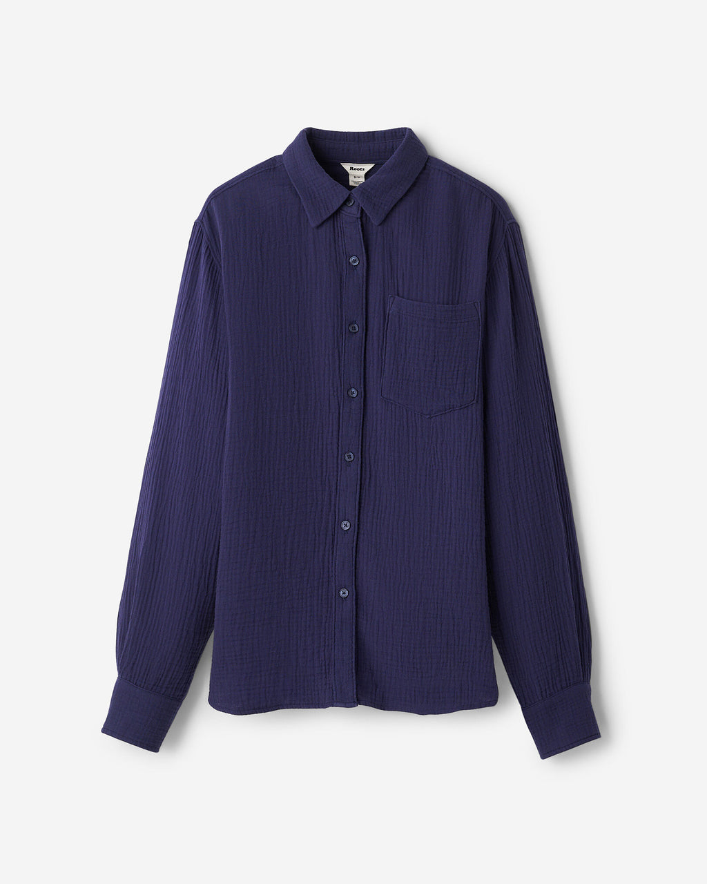 Isla Cotton Gauze Shirt / INDIGO INK