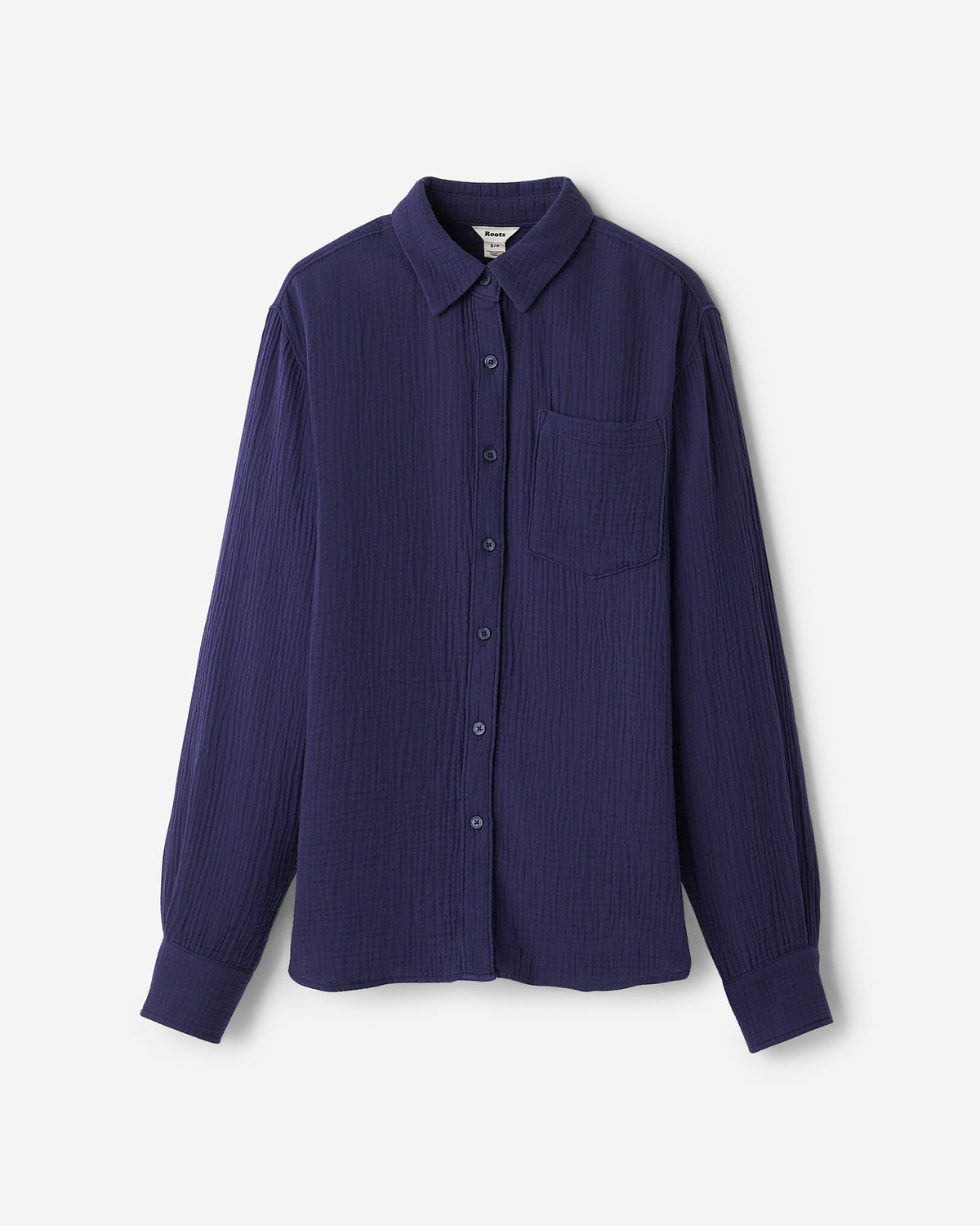 Isla Cotton Gauze Shirt / INDIGO INK