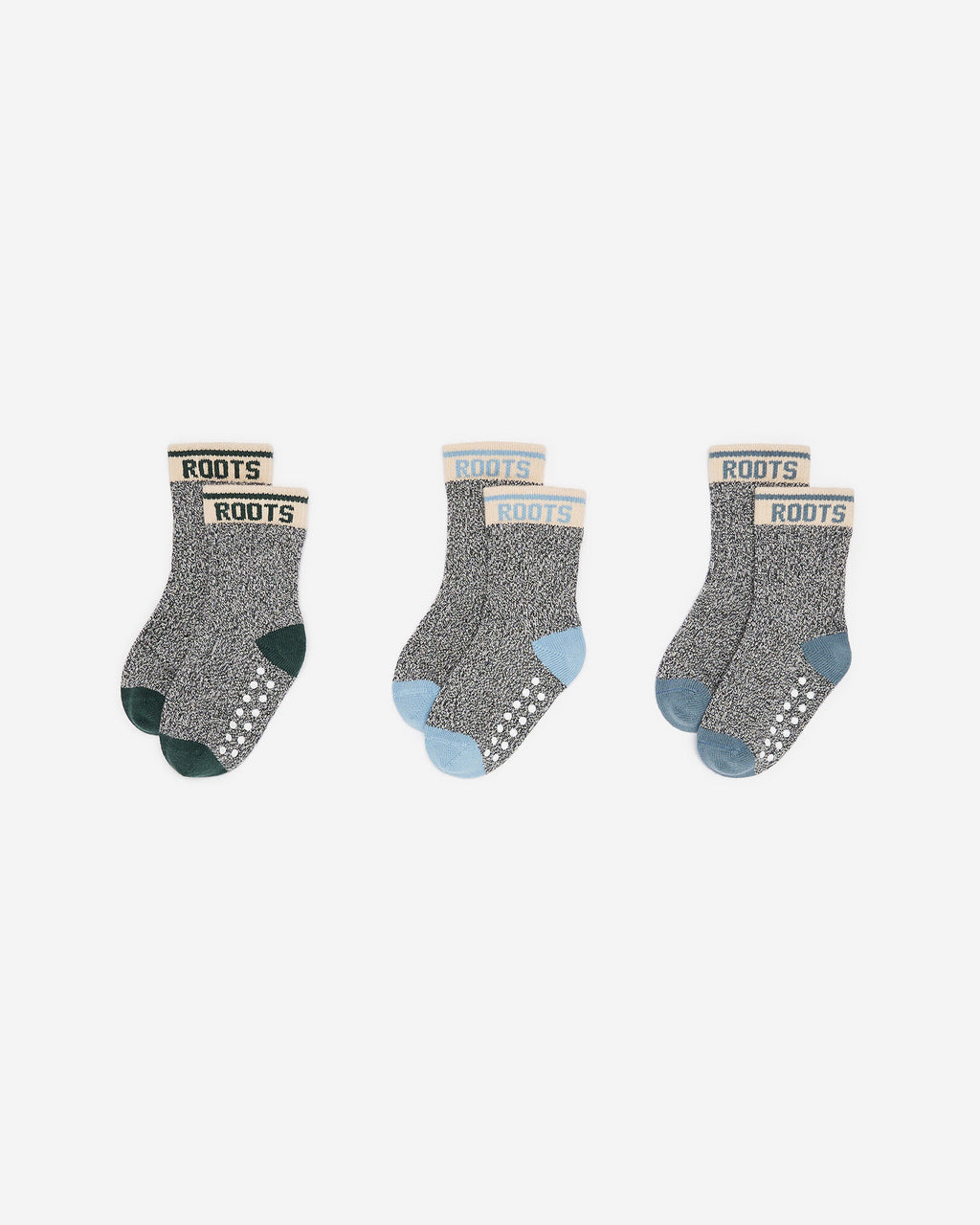 Baby & Toddler Cabin Ankle Sock 3 Pack / VARSITY GREEN MIX