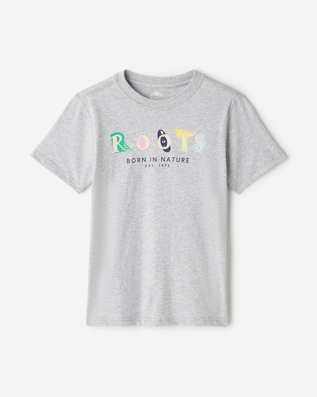 Kids Retro Classic T-Shirt / HEATHER GREY