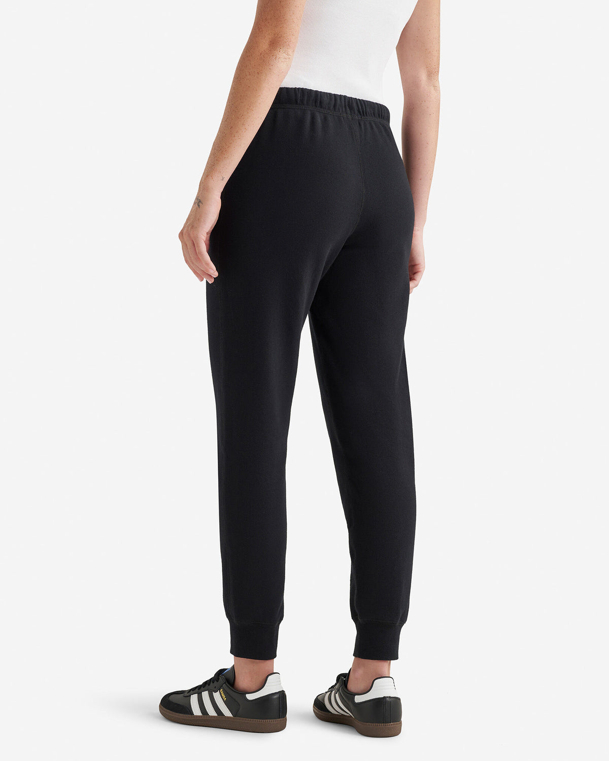Organic Original Slim Cuff Sweatpant Tall (32.5 Inch Inseam) / BLACK