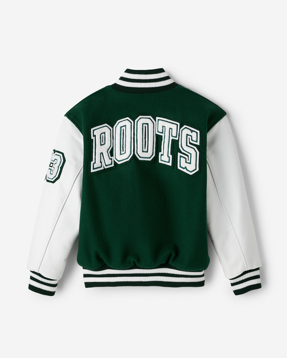Kids Vintage Varsity Jacket 2.0 / PARK GREEN