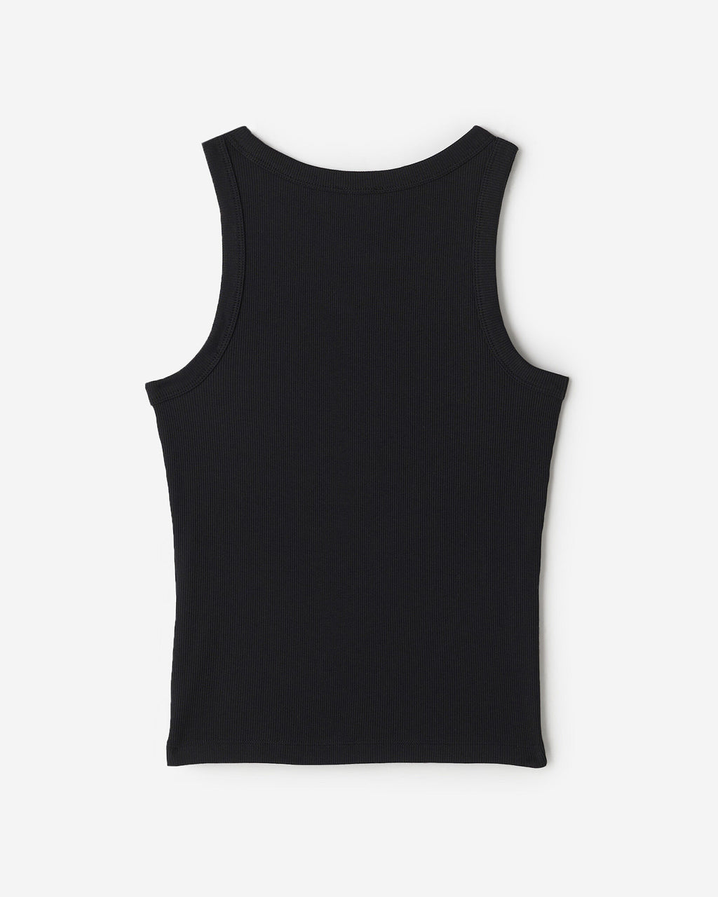 Roam Rib Fitted Tank Top / BLACK