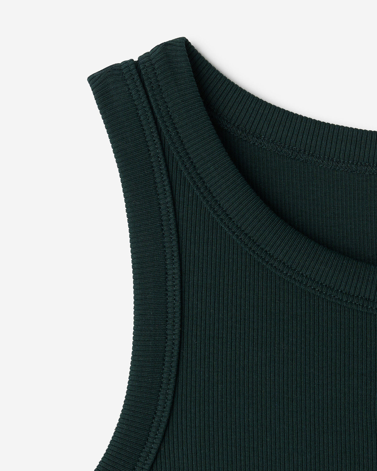 Rib Dress / VARSITY GREEN