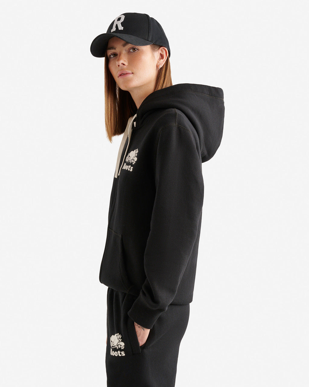 Organic Original Full Zip Hoodie / BLACK