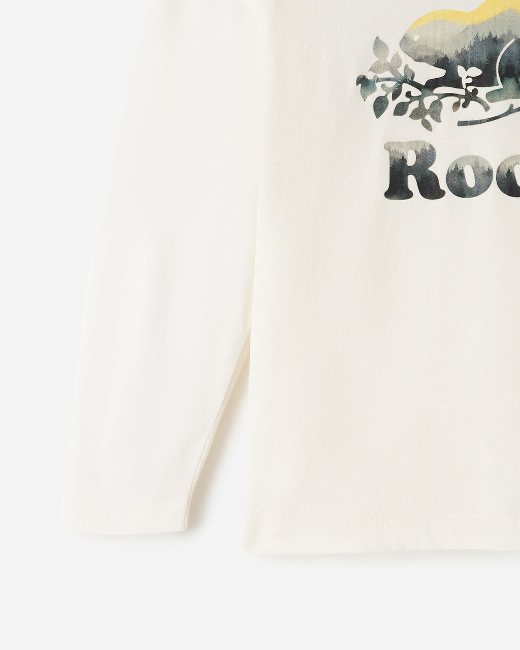 Toddler Organic Cooper Watercolour T-Shirt / EGRET