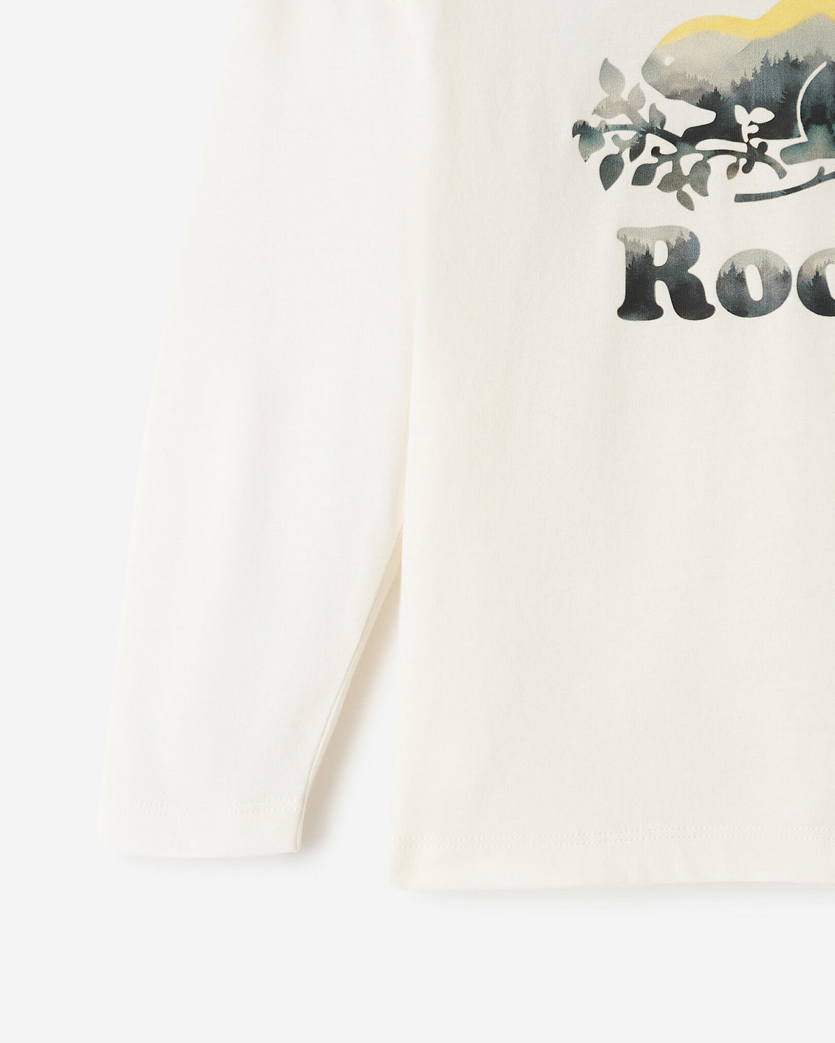 Toddler Organic Cooper Watercolour T-Shirt / EGRET