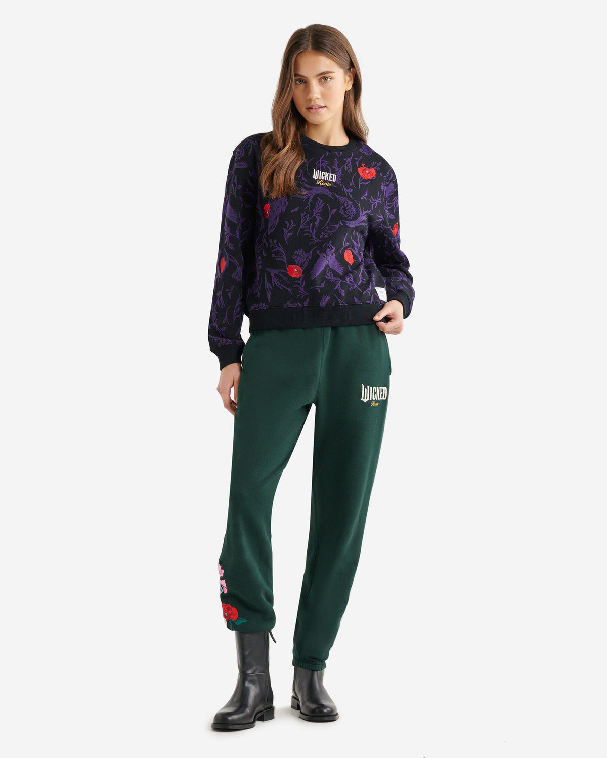 X Wicked Floral Print Crew / MULTI