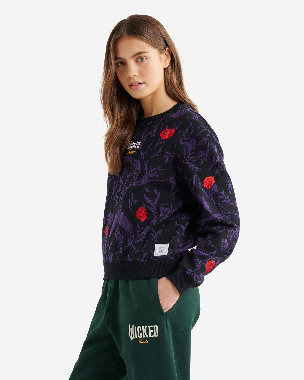 X Wicked Floral Print Crew / MULTI