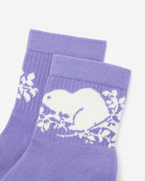 Adult Cooper Beaver Ankle Sock / WILD VIOLET