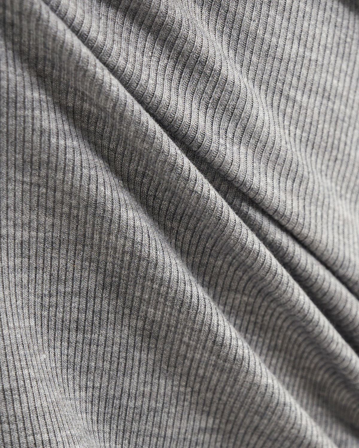 Rib Turtleneck / MEDIUM GREY MIX