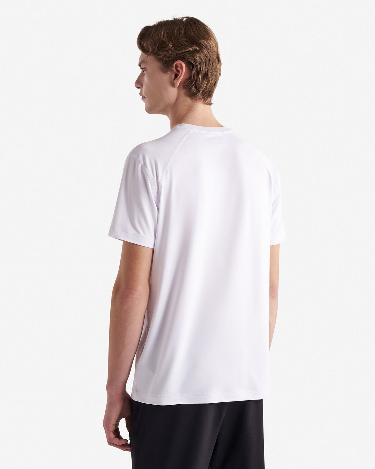Renew Knit Short Sleeve Top / WHITE