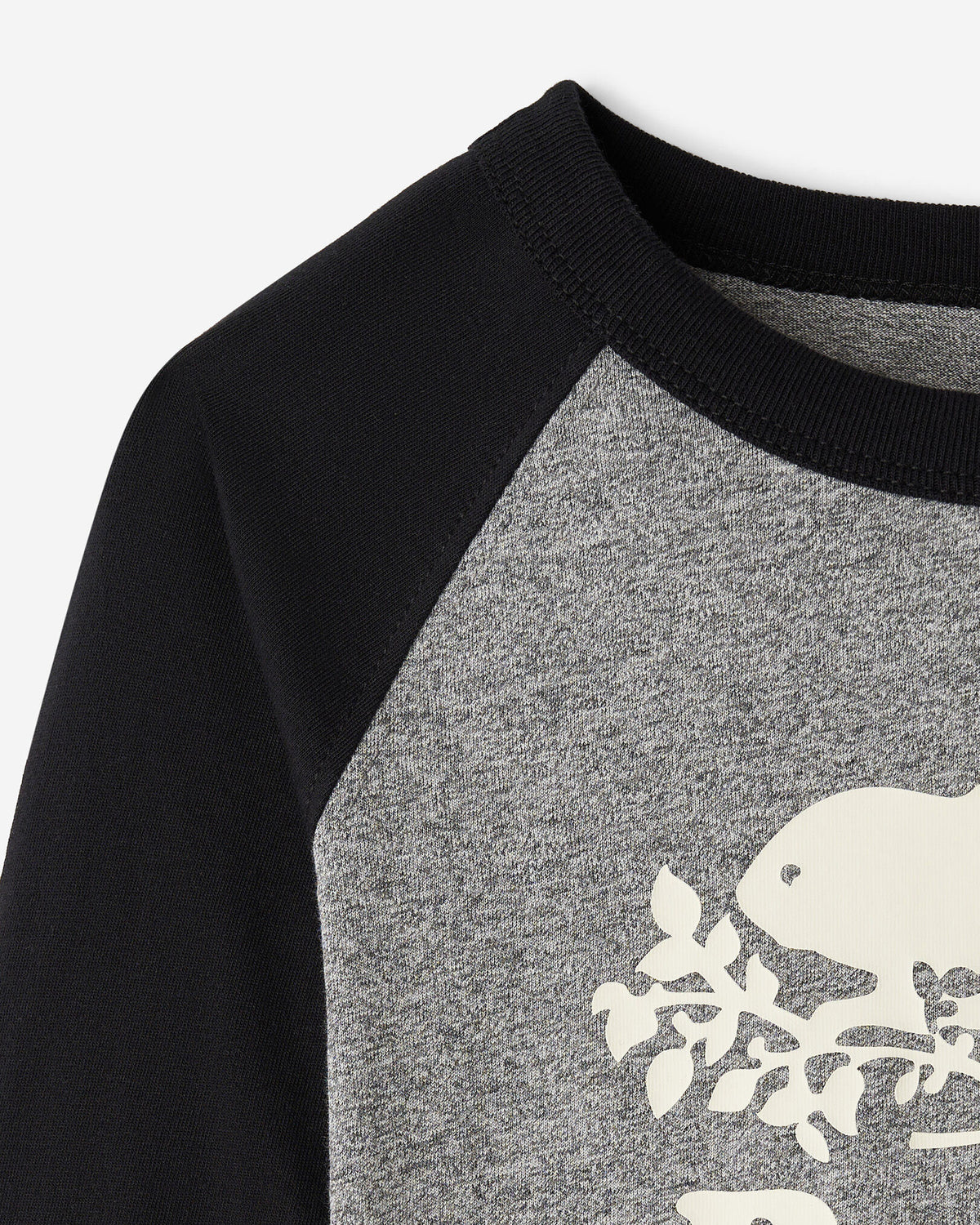 Toddler Organic Cooper Baseball T-Shirt / BLACK